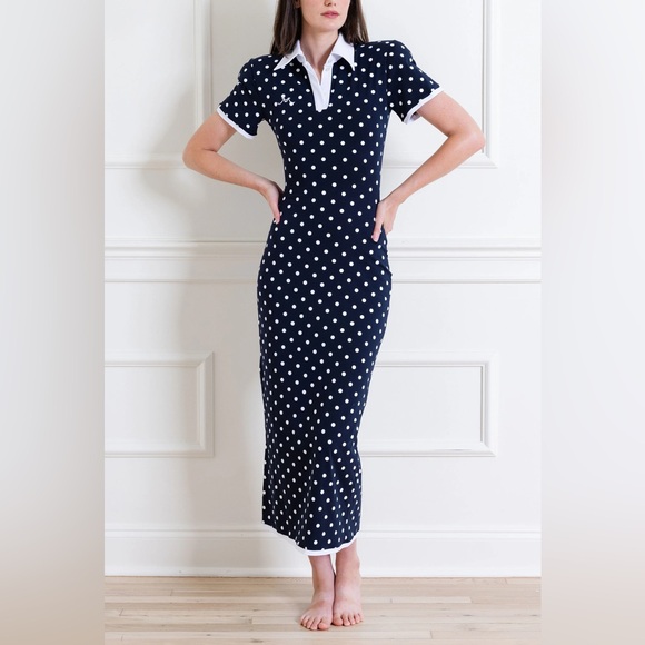 ISO‼️ ROWEN ROSE LONG POLO DRESS SIZE 42 - Picture 8 of 8